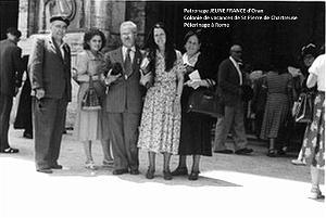 COLO JEUNE FRANCE 1950 podesta 14 Pelerinage_TD_Rome_1950_4